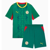 Camiseta Senegal Segunda Equipación Replica Mundial 2026 para niños mangas cortas (+ Pantalones cortos)